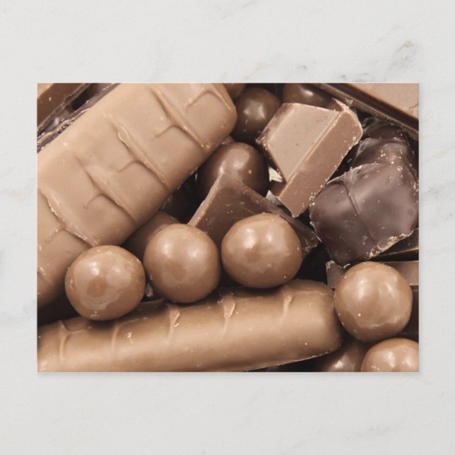 Tarjeta postal de chocolate (Anverso)