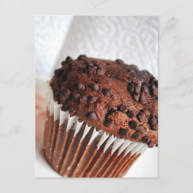Tarjeta postal de chocolate Muffin (Anverso)