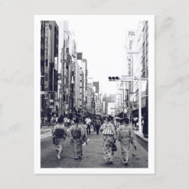 Tarjeta postal de Chuo-dori Ginza Tokio