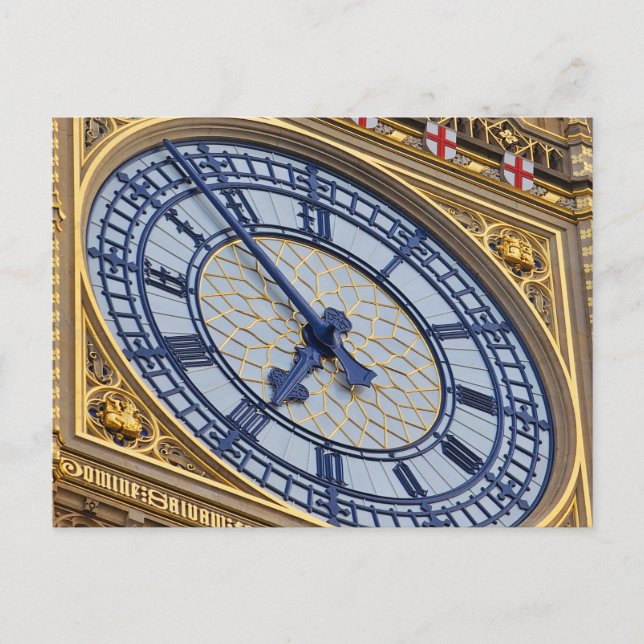 Tarjeta postal de cierre de reloj de Londres (Anverso)