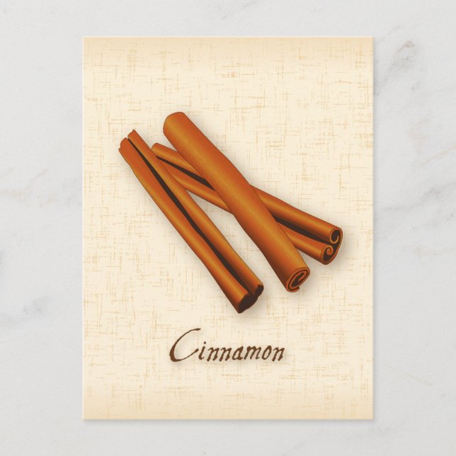 Tarjeta postal de Cinnamon Sticks personalizar (Anverso)