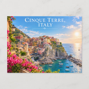 Tarjeta postal de Cinque Terre Preciosa