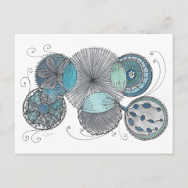 Tarjeta postal de Circle Doodle