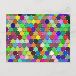 Tarjeta postal de círculos empaquetados