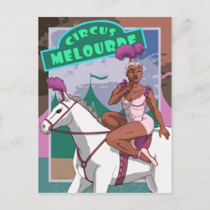 Tarjeta postal de Circus Trick Rider