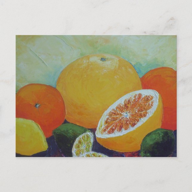 Tarjeta postal de Citrus Splash (Anverso)