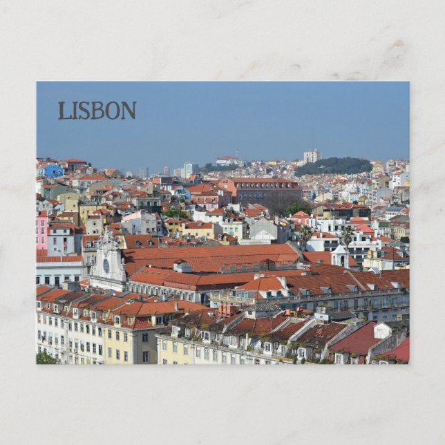 Tarjeta postal de Cityview Lisboa Portugal (Anverso)