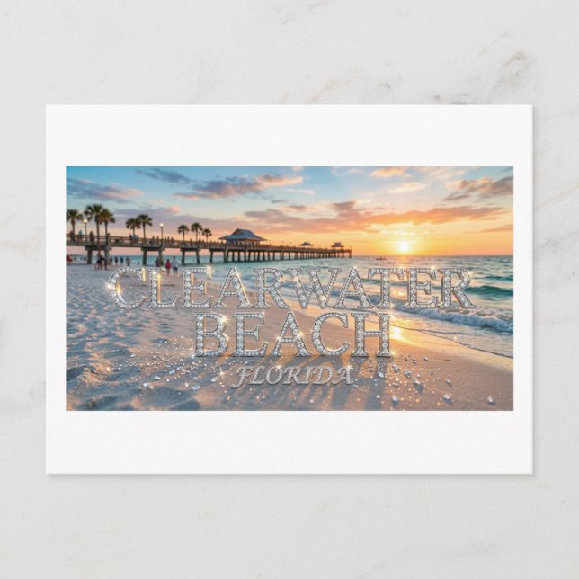 Tarjeta postal de Clearwater Beach (Anverso)