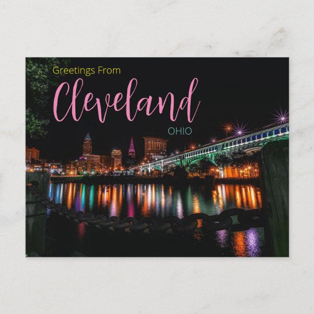 Tarjeta postal de Cleveland Ohio (Anverso)