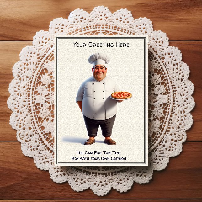 Tarjeta postal de cocina / chef personalizable par (Subido por el creador)