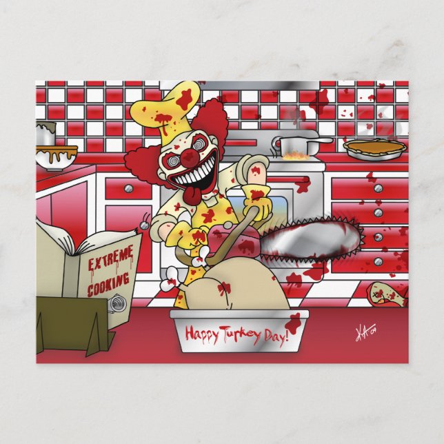 Tarjeta postal de cocina extrema (Anverso)