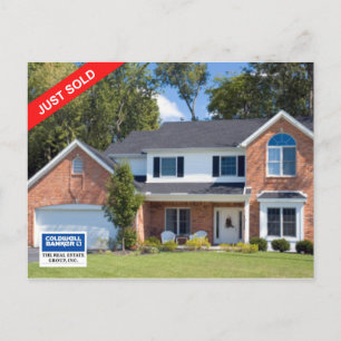 Tarjeta postal de Coldwell Banker: ACABA DE VENDER