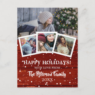 Tarjeta postal de Collage de fotos de vacaciones