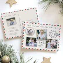 Tarjeta postal de Collage de fotos de vacaciones d