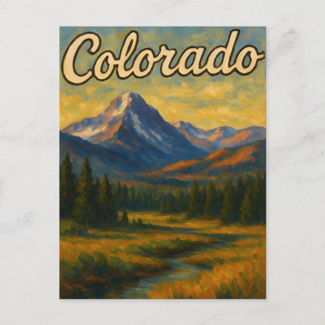 Tarjeta postal de Colorado (Anverso)
