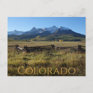 Tarjeta Postal de Colorado