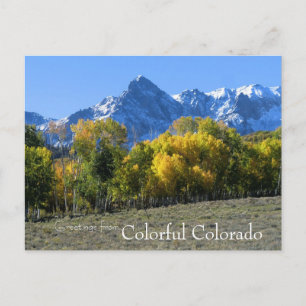 Tarjeta postal de Colorado