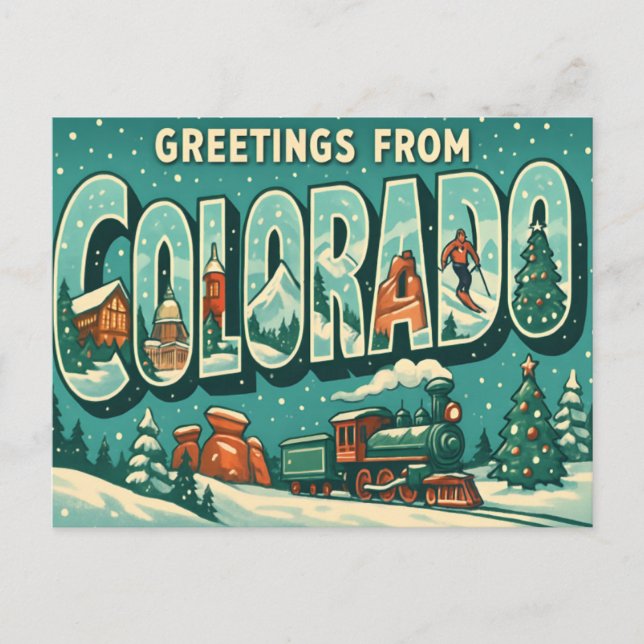 Tarjeta postal de COLORADO (Anverso)