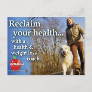 Tarjeta postal de comercialización para entrenador