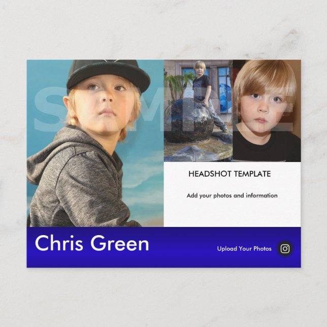 Tarjeta postal de comp. de disparo de cabeza de mo (Anverso)