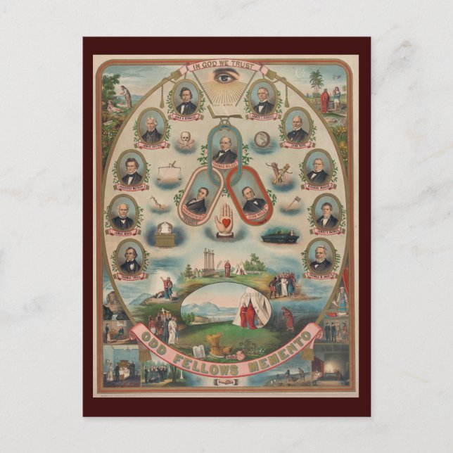 Tarjeta postal de compañeros extraños (Anverso)