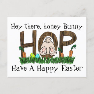 Tarjeta Postal de Conejo Honey Bunny