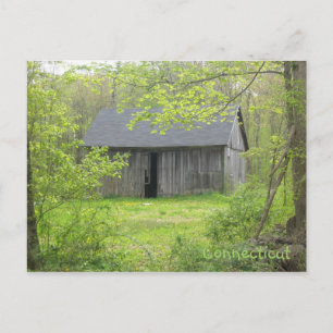 Tarjeta postal de Connecticut Barn
