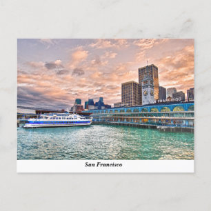 Tarjeta postal de construcción de ferry