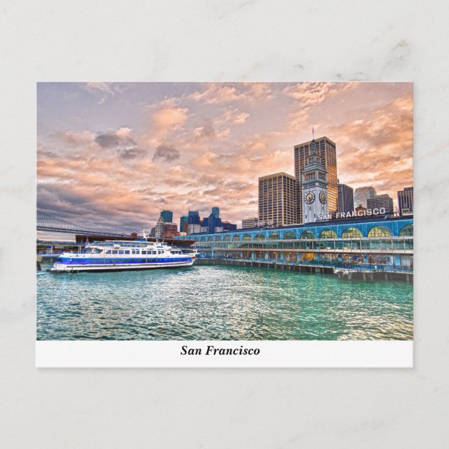 Tarjeta postal de construcción de ferry (Anverso)