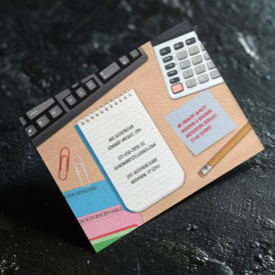 Tarjeta Postal de Contabilidad