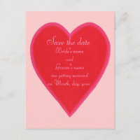Tarjeta postal de Corazón Rojo Combinado, Anuncio 