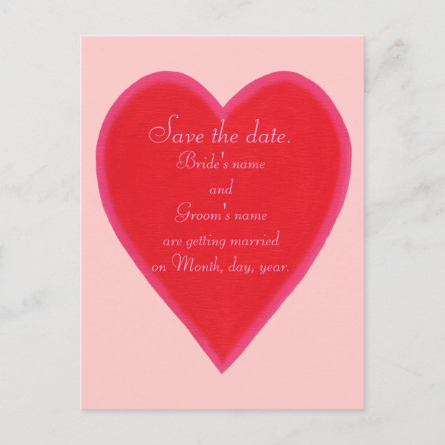 Tarjeta postal de Corazón Rojo Combinado, Anuncio  (Anverso)