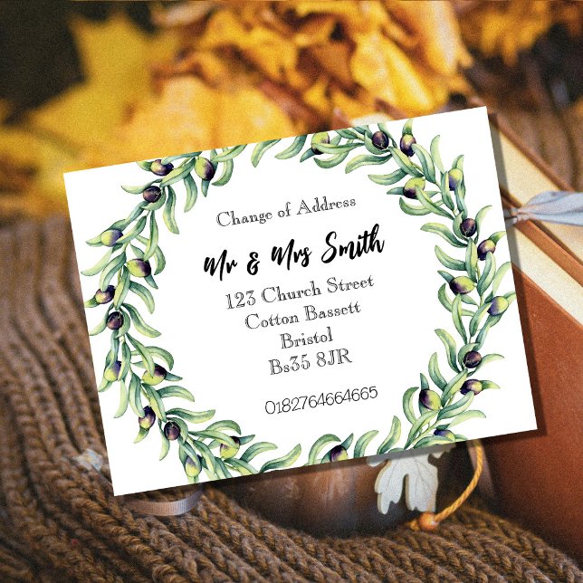 Tarjeta postal de corona de acuarela para cambio d (Subido por el creador)