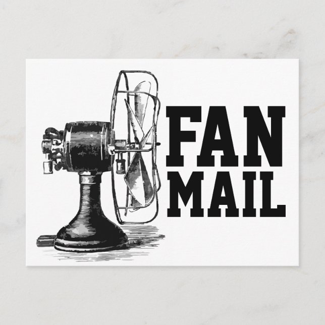 Tarjeta postal de correo de fan (Anverso)