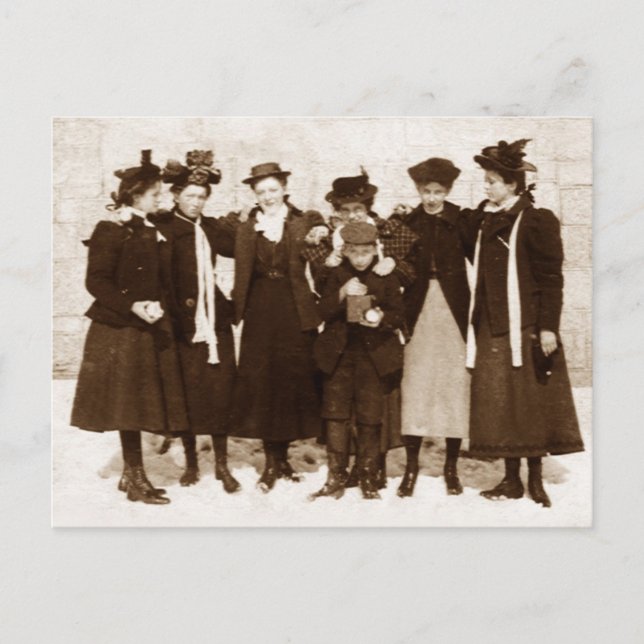 Tarjeta postal de cosecha (Anverso)