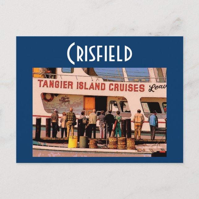 Tarjeta postal de Crisfield - Personalizada (Anverso)