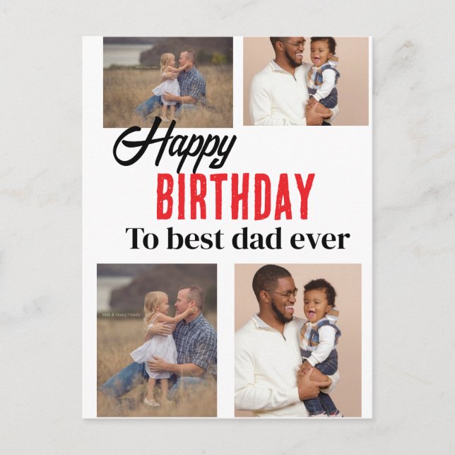 tarjeta postal de cumpleaños (Anverso)