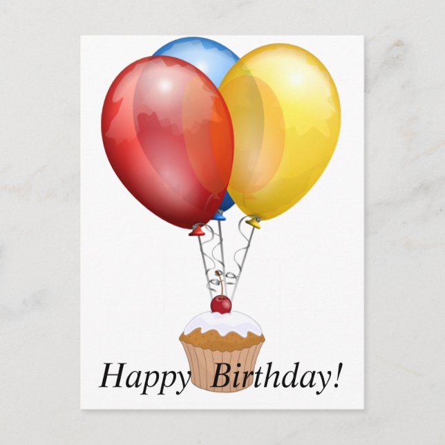 Tarjeta postal de cumpleaños (Anverso)