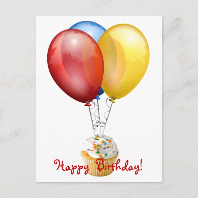 Tarjeta postal de cumpleaños (Anverso)