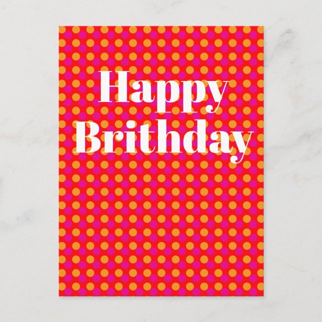 Tarjeta postal de cumpleaños (Anverso)