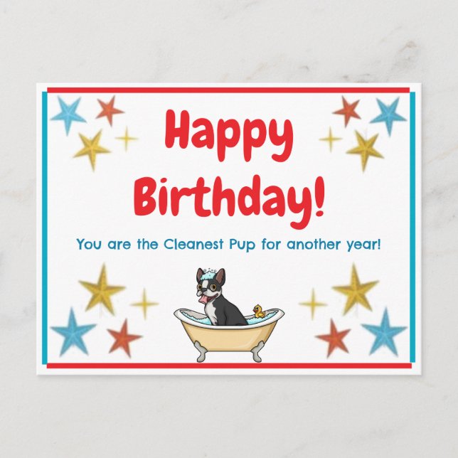 Tarjeta postal de cumpleaños (Anverso)