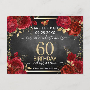 Tarjeta postal de cumpleaños 60 para guardar la fe