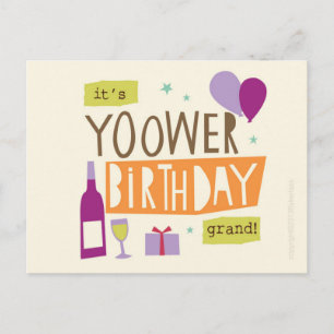 Tarjeta postal de cumpleaños de Cuba