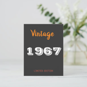 Tarjeta postal de cumpleaños de edición limitada v
