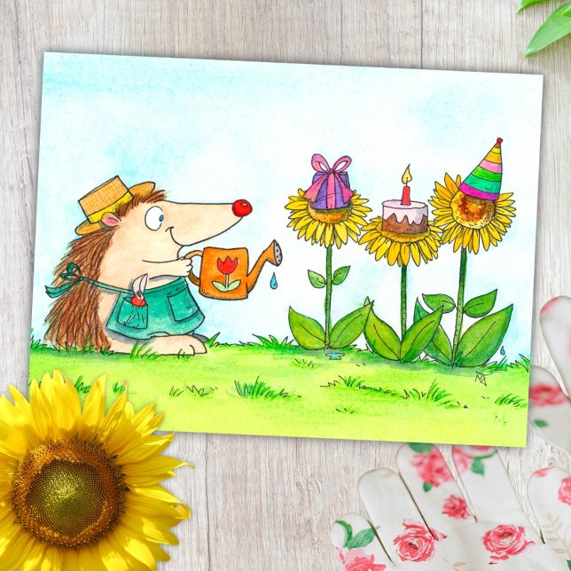 Tarjeta postal de cumpleaños de Gardener (Subido por el creador)