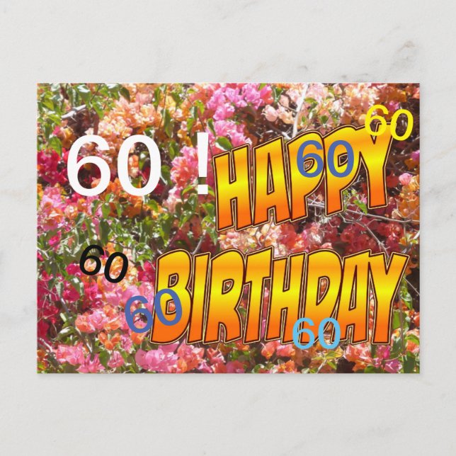 Tarjeta postal de cumpleaños de la plantilla de ed (Anverso)