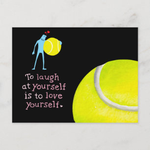 Tarjeta postal de cumpleaños de tenis Felicitación