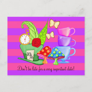 Tarjeta postal de cumpleaños de Wonderland