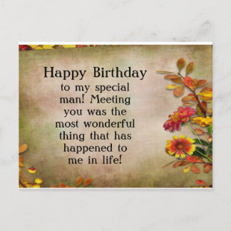 Tarjeta postal de cumpleaños feliz