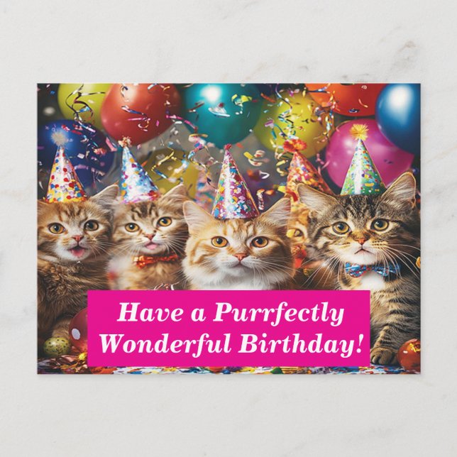 Tarjeta postal de cumpleaños personalizable para a (Anverso)